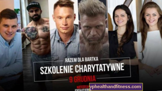 Akop Szostak, Paweł Głuchowski ... eso es un entrenamiento benéfico con la Cancer Fighters Foundation