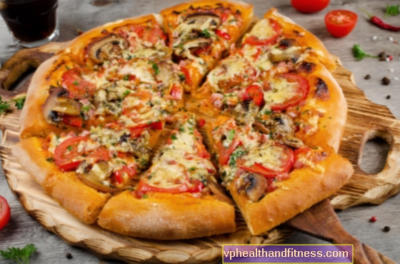 Pizza: kalorit ja ravintoarvot
