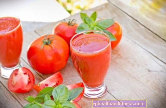 Jugo de tomate - propiedades saludables y valores nutricionales