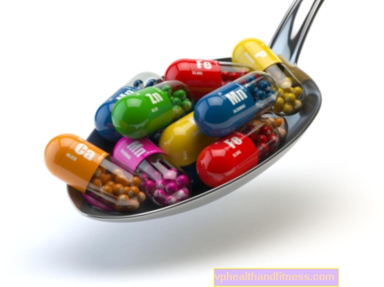 Tabla de cantidades recomendadas de vitaminas y minerales en la dieta del adulto