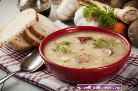 Кисела ръжена супа - хранителни стойности и калории